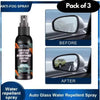 Car Glass Anti- Fog Hydrophobic Coating 300ML Pack of 3
