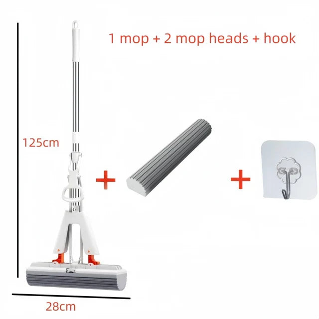 Multi-Purpose Foldable Floor Cleaning Squeeze Mop Wiper